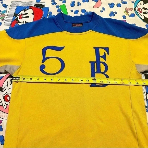 Vintage Kids FUBU Vintage League 1991 Long Sleeve Jersey Size YL (14/16) - Picture 10 of 14
